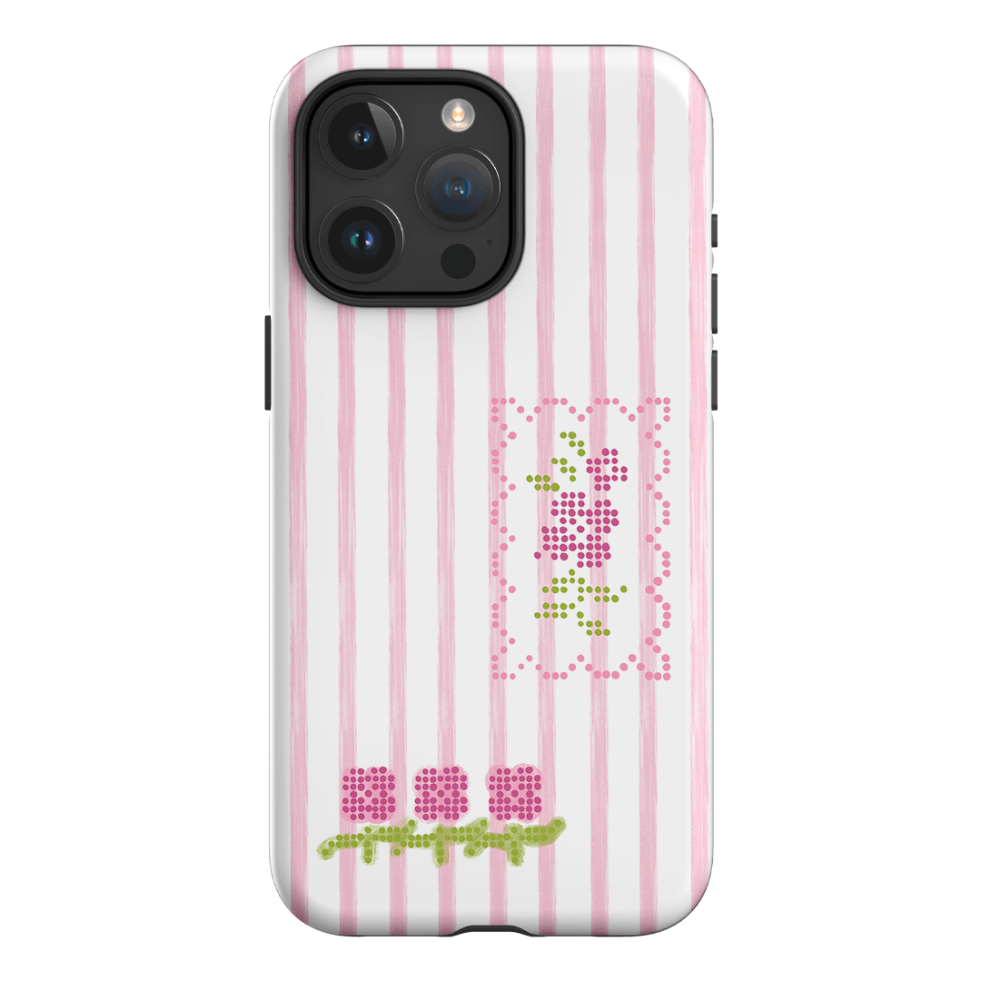 Patchwork Pink Printed Phone Cases iPhone 15 Pro Max / Armoured by Kayla Carr - The Dairy