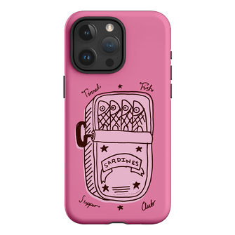 Sardine Social Pink Printed Phone Cases iPhone 15 Pro Max / Armoured by The Dairy - The Dairy