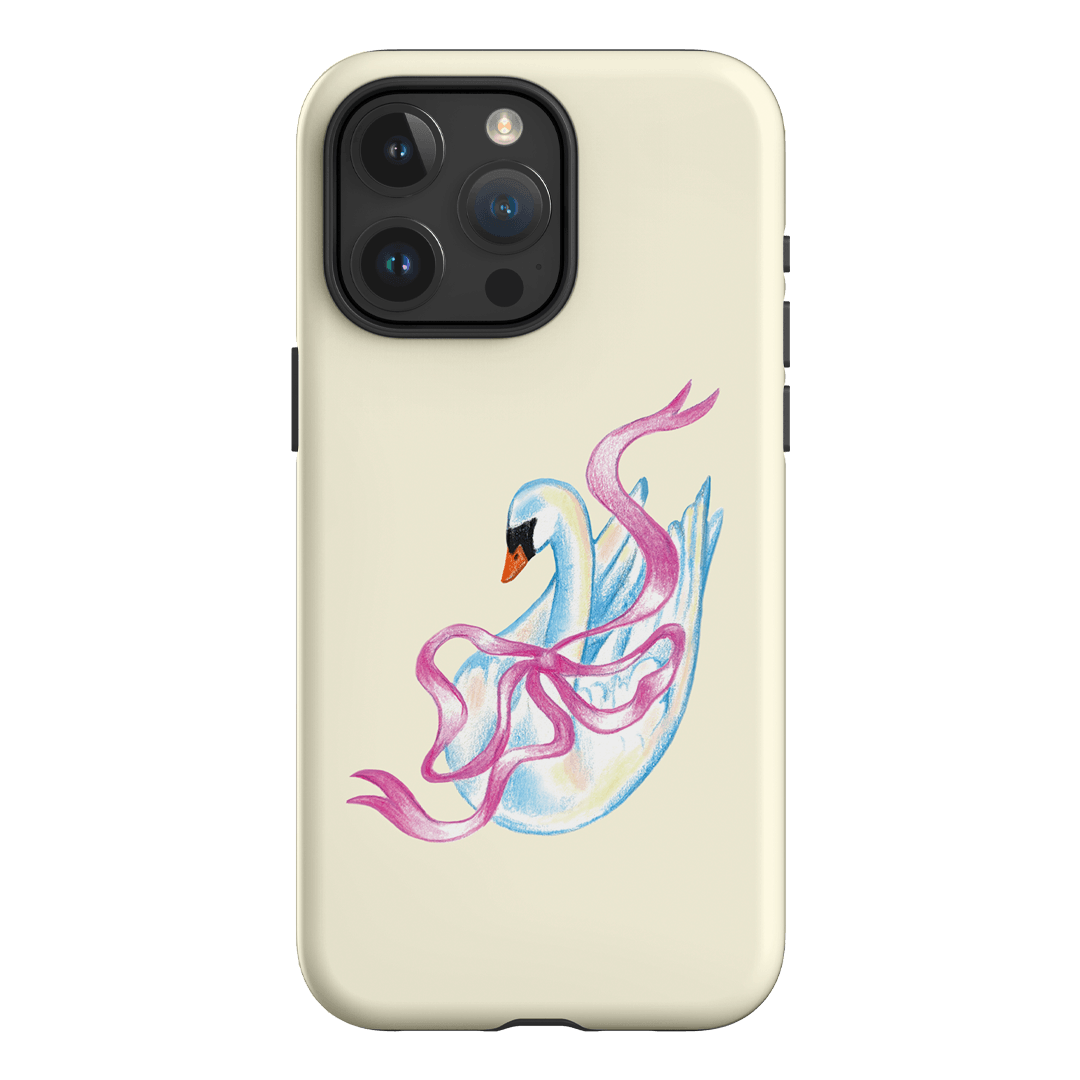Satin Swan Printed Phone Cases iPhone 15 Pro Max / Armoured by Femke Studio - The Dairy