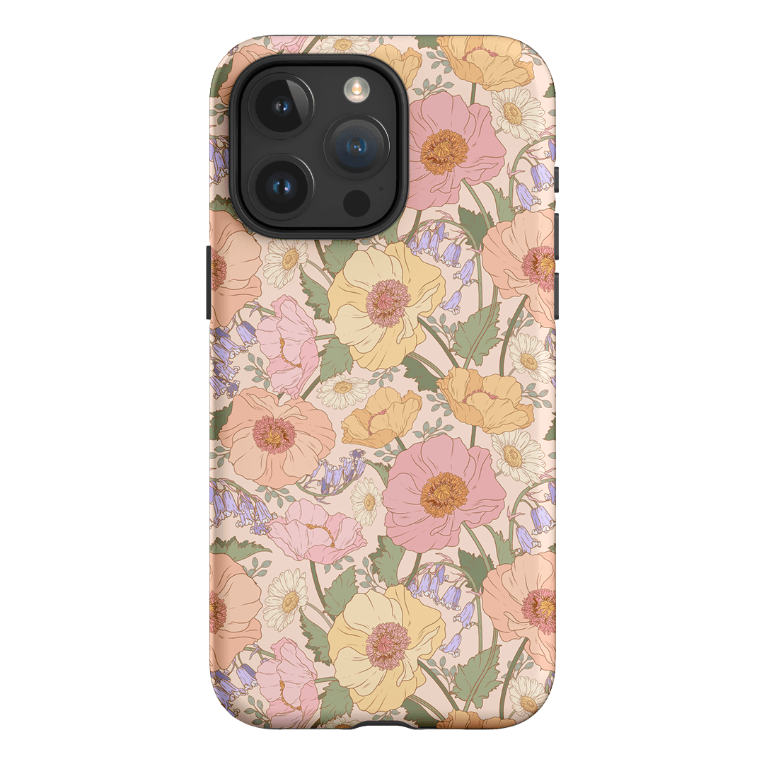 Spring Poppy Printed Phone Cases iPhone 15 Pro Max / Armoured by Kasiags Art - The Dairy