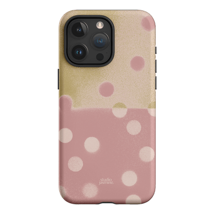 Strawberry Polka Dot Printed Phone Cases iPhone 15 Pro Max / Armoured by Jasmine Dowling - The Dairy