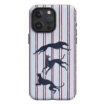 Stripey Hounds Printed Phone Cases iPhone 15 Pro Max / Armoured by Lisa Hu - The Dairy