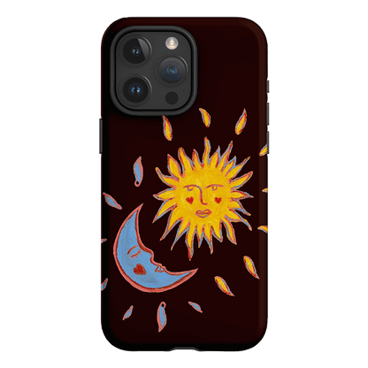 Sun & Moon Plum Printed Phone Cases iPhone 15 Pro Max / Armoured by BG. Studio - The Dairy