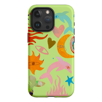 Tattoos Green Printed Phone Cases iPhone 15 Pro Max / Armoured by Kate Eliza - The Dairy