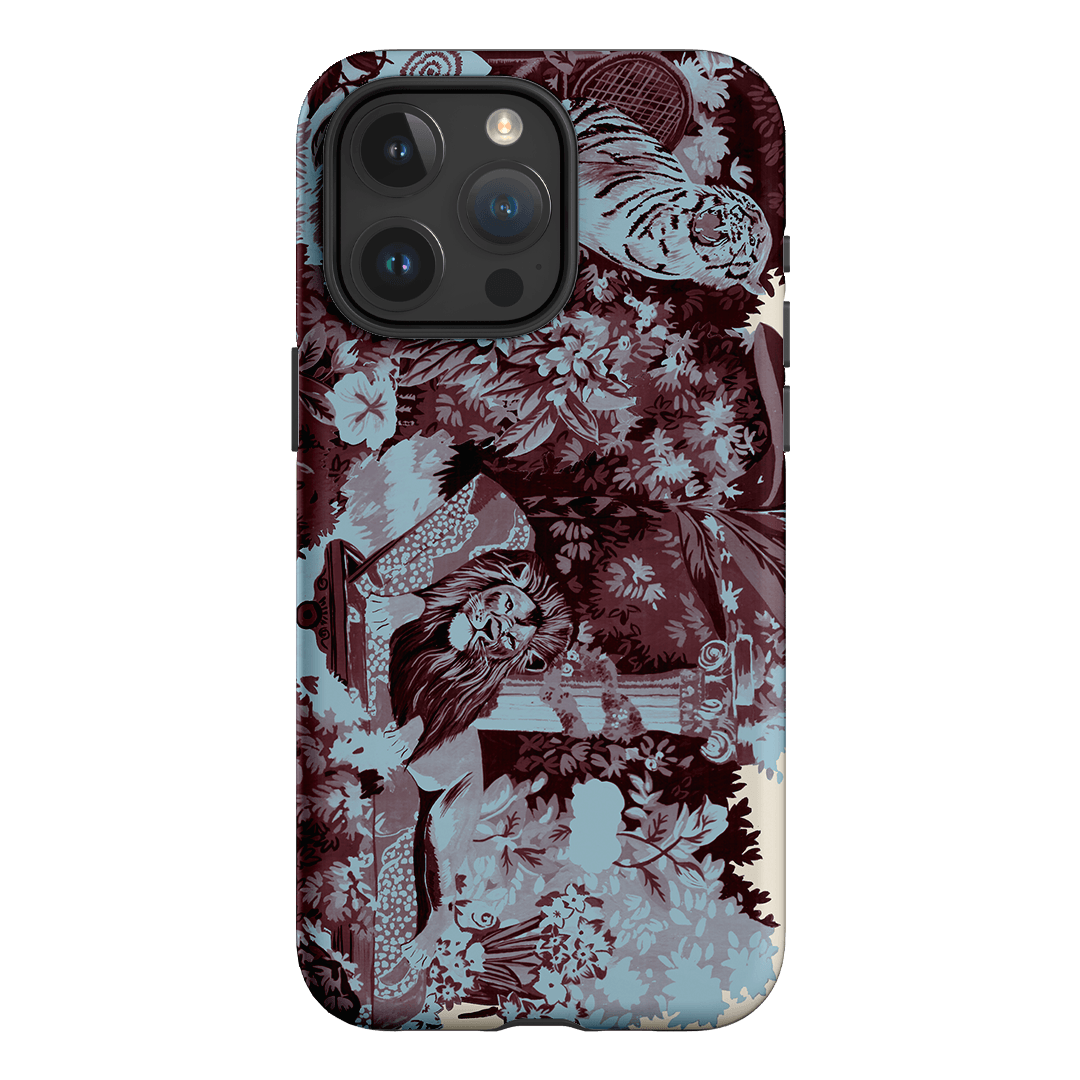 Tippi Blue Printed Phone Cases iPhone 15 Pro Max / Armoured by Desmond & Dempsey - The Dairy