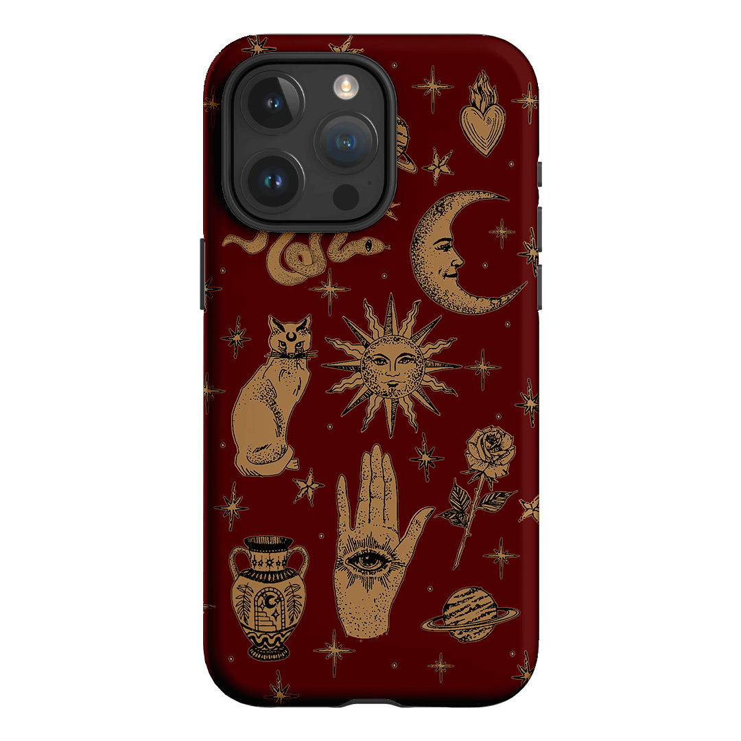 Astro Flash Red Printed Phone Cases iPhone 15 Pro Max / Armoured by Veronica Tucker - The Dairy