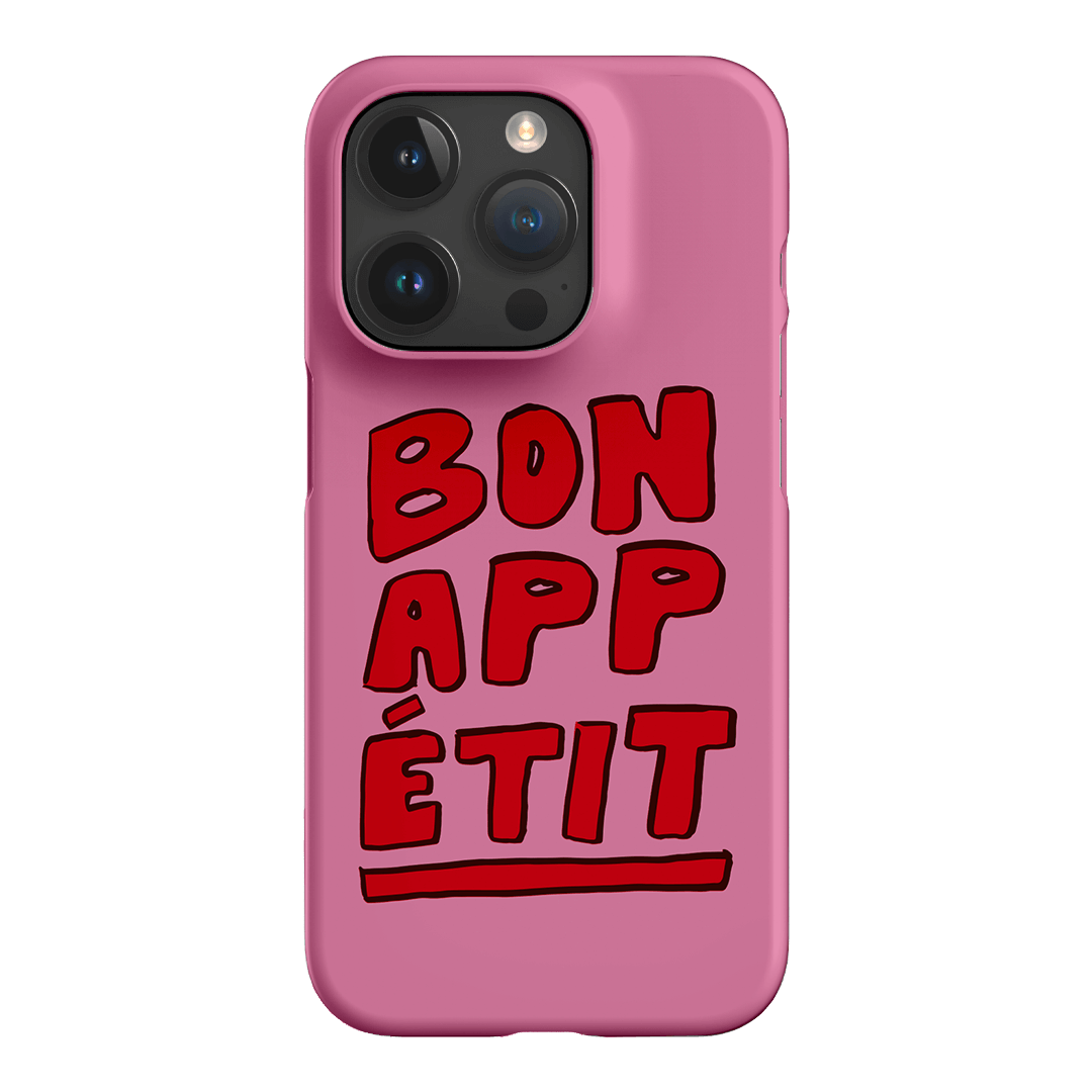 Bon Appetit Red Printed Phone Cases iPhone 15 Pro / Snap by The Dairy - The Dairy