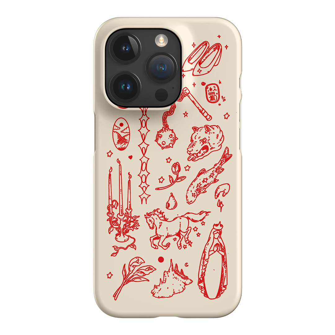Dreamcore Cream Printed Phone Cases iPhone 15 Pro / Snap by Easty Beasty - The Dairy