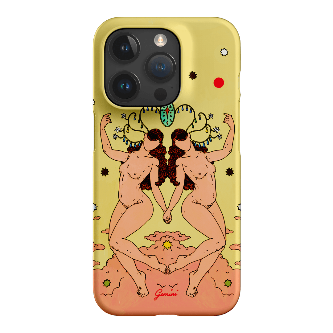 Gemini Season Printed Phone Cases iPhone 15 Pro / Snap by Easty Beasty - The Dairy