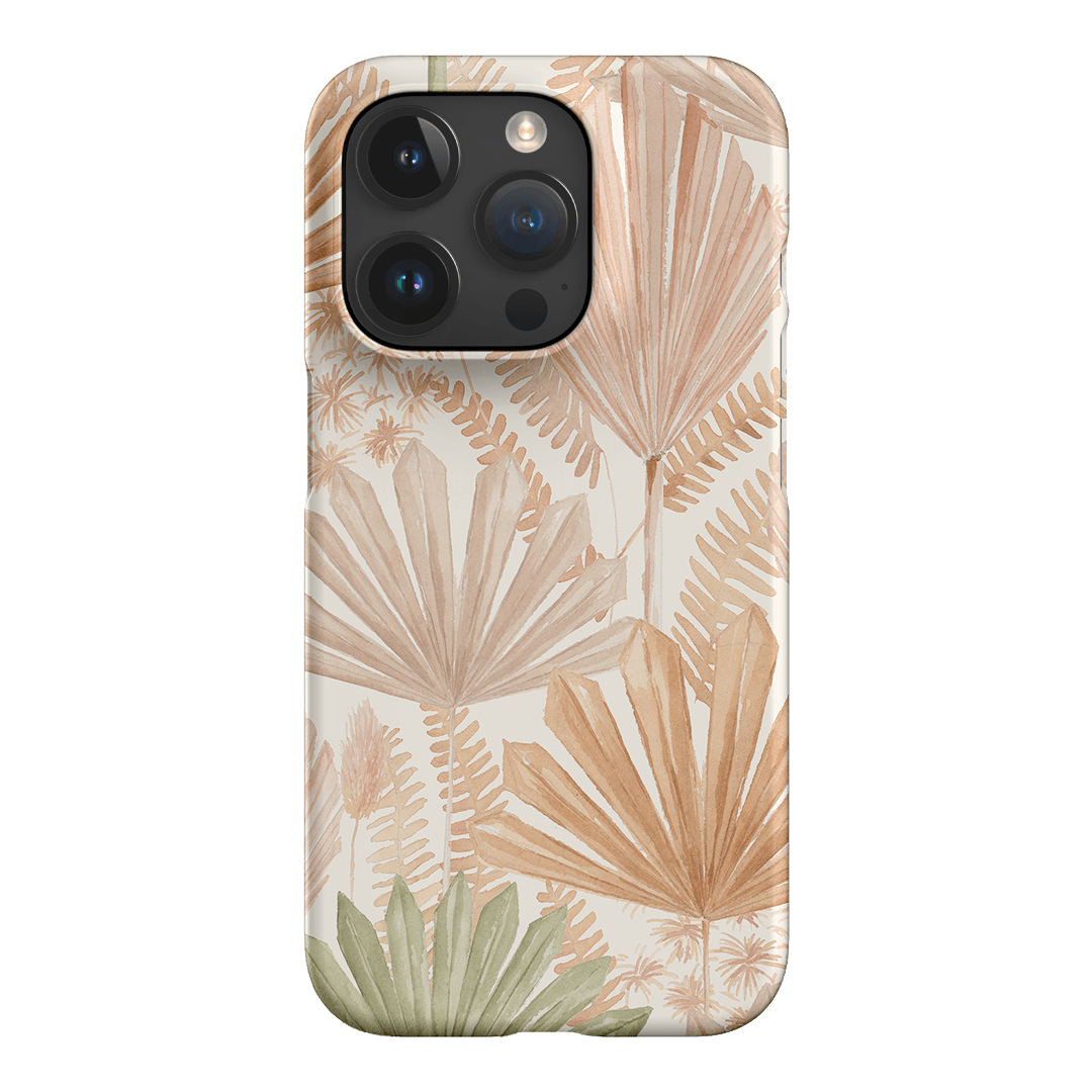 Golden Palm Printed Phone Cases iPhone 15 Pro / Snap by Cass Deller - The Dairy