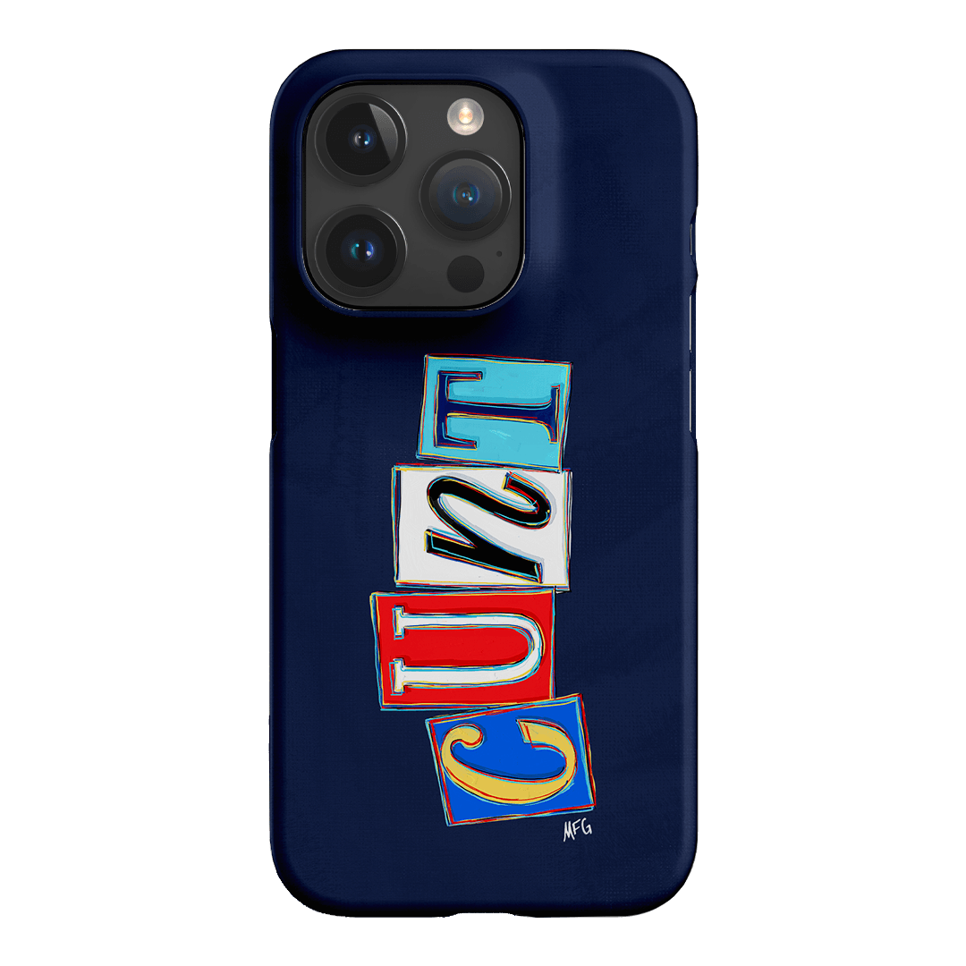 Lil Cnts Blue Printed Phone Cases iPhone 15 Pro / Snap by Margarbs Art - The Dairy