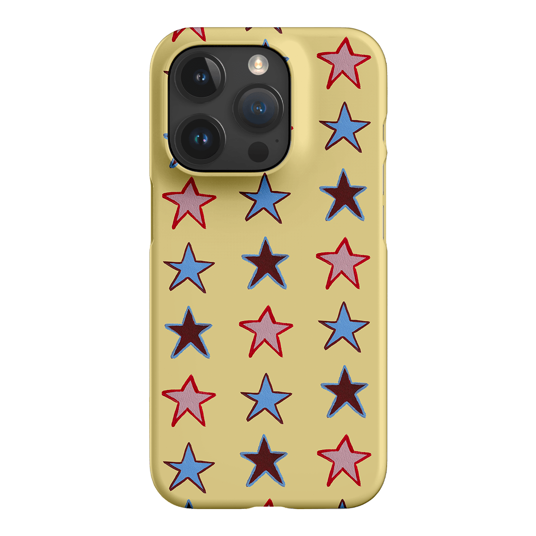 Lucky Stars Butter Printed Phone Cases iPhone 15 Pro / Snap by BG. Studio - The Dairy