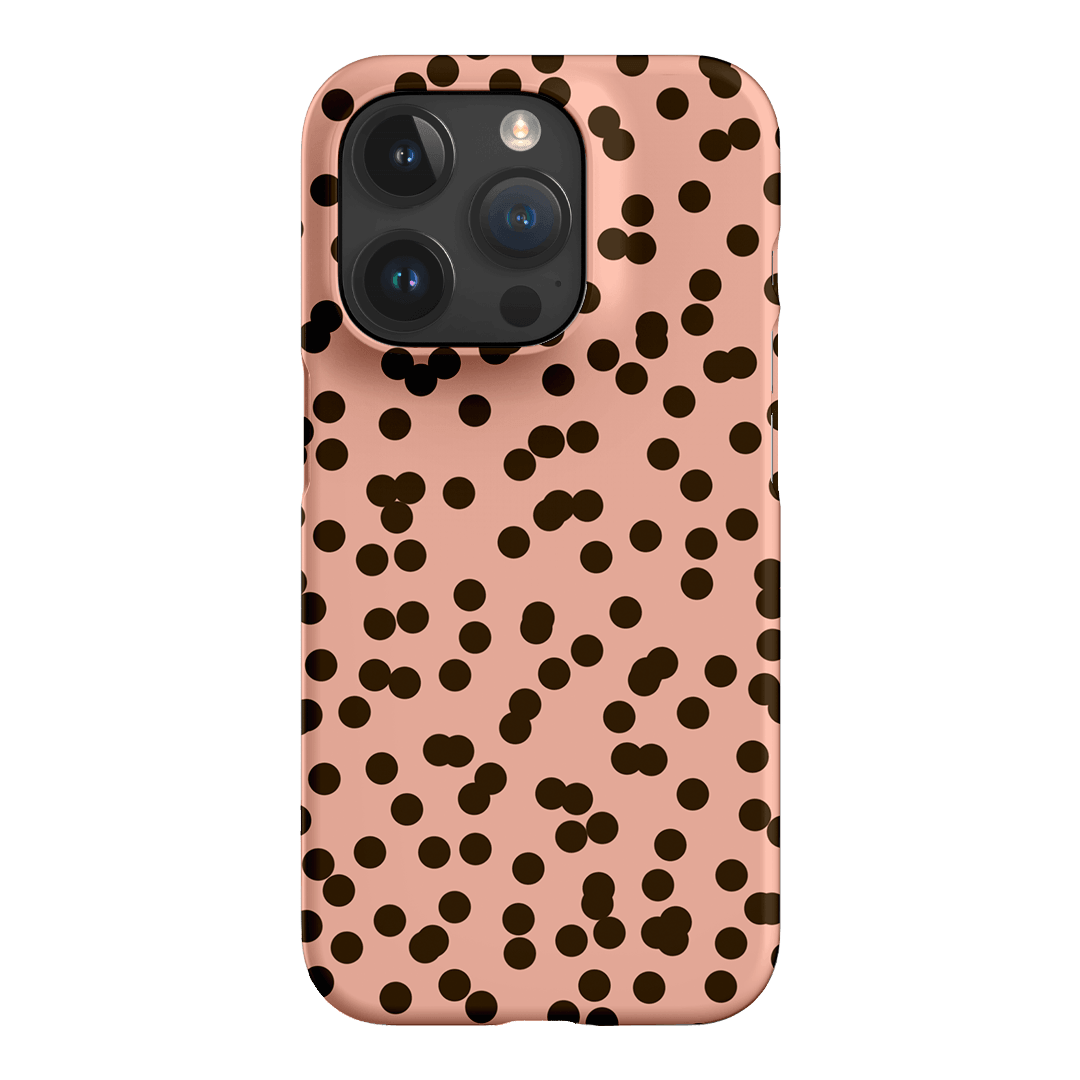 Mini Confetti Pink Chocolate Printed Phone Cases iPhone 15 Pro / Snap by Veronica Tucker - The Dairy