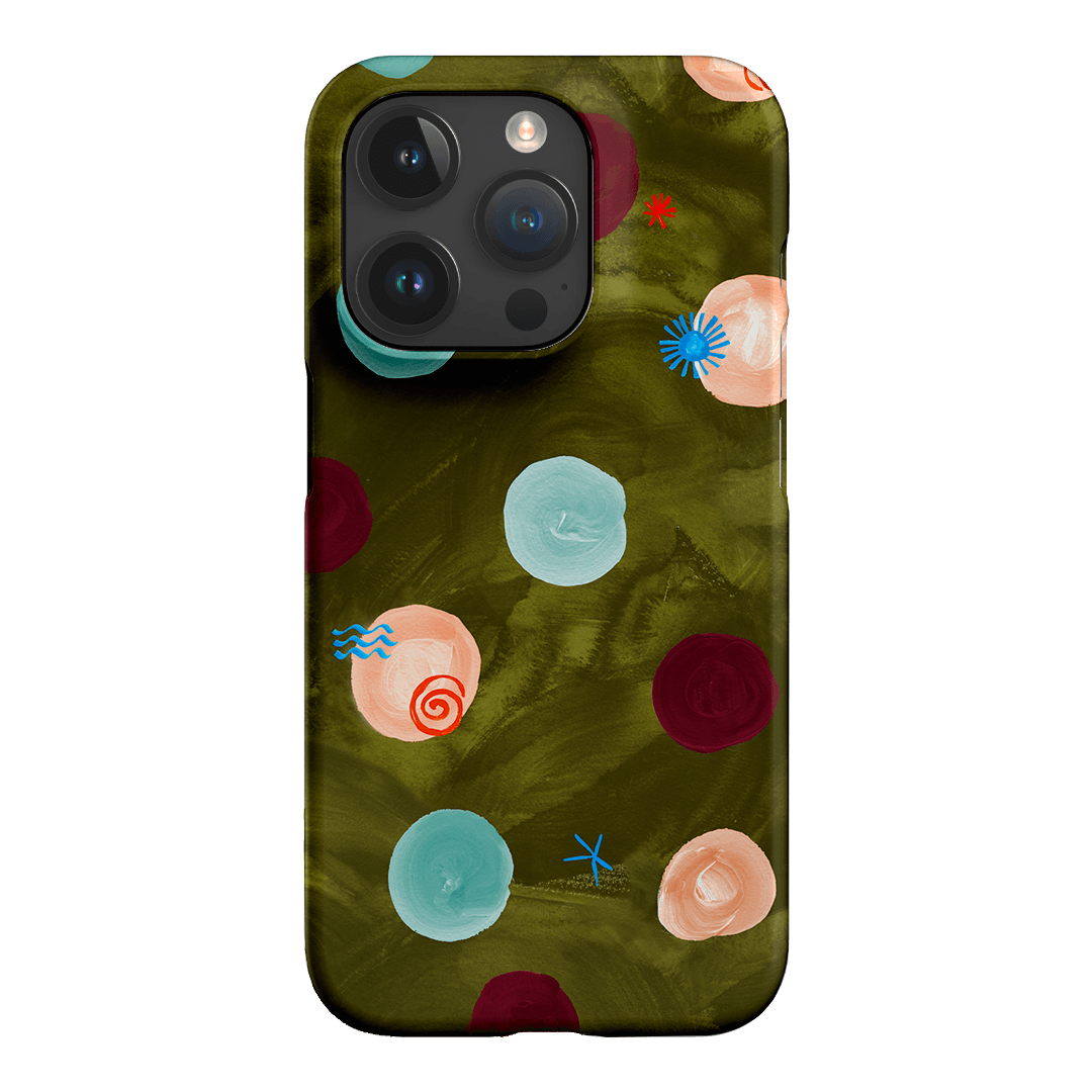 Olive Spot Printed Phone Cases iPhone 15 Pro / Snap by Charlie Taylor - The Dairy