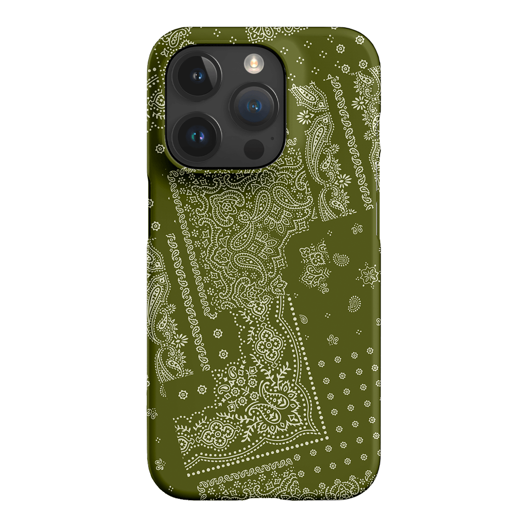 Paisley Fern Printed Phone Cases iPhone 15 Pro / Snap by The Dairy - The Dairy