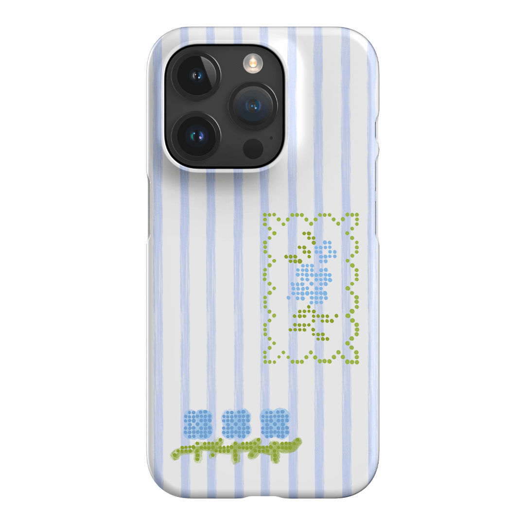 Patchwork Blue Printed Phone Cases iPhone 15 Pro / Snap by Kayla Carr - The Dairy