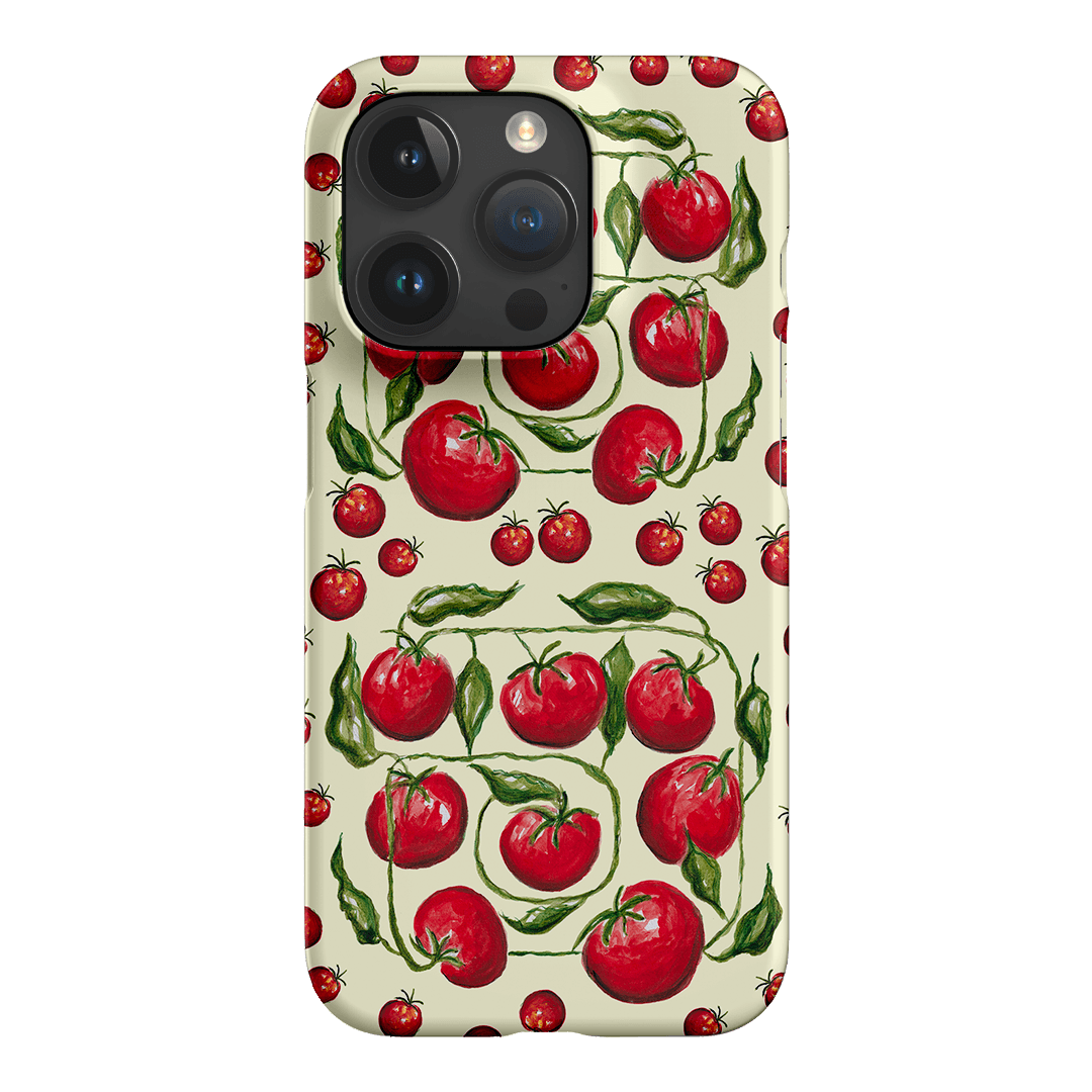 Red Tomatoes Printed Phone Cases iPhone 15 Pro / Snap by BG. Studio - The Dairy