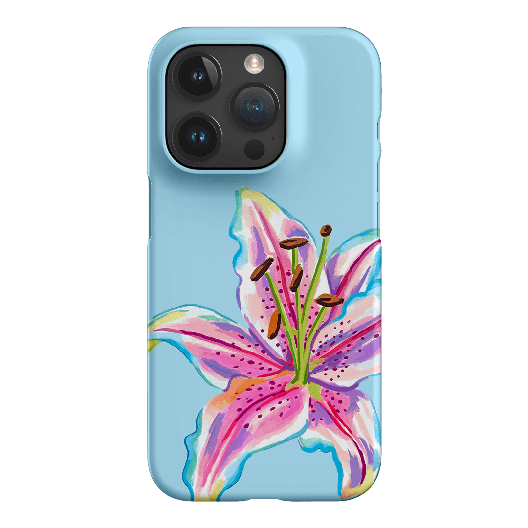 Sky Lily Printed Phone Cases iPhone 15 Pro / Snap by Femke Studio - The Dairy