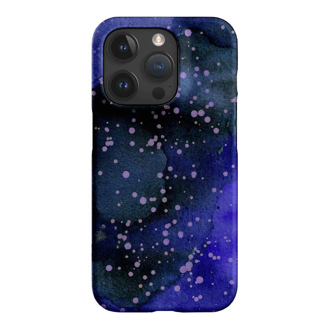 Spotty Navy Printed Phone Cases iPhone 15 Pro / Snap by The Dairy - The Dairy