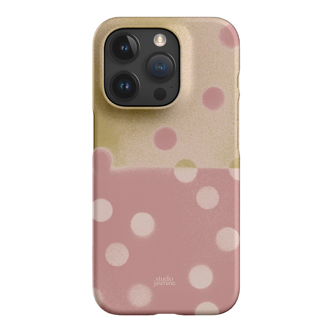Strawberry Polka Dot Printed Phone Cases iPhone 15 Pro / Snap by Jasmine Dowling - The Dairy