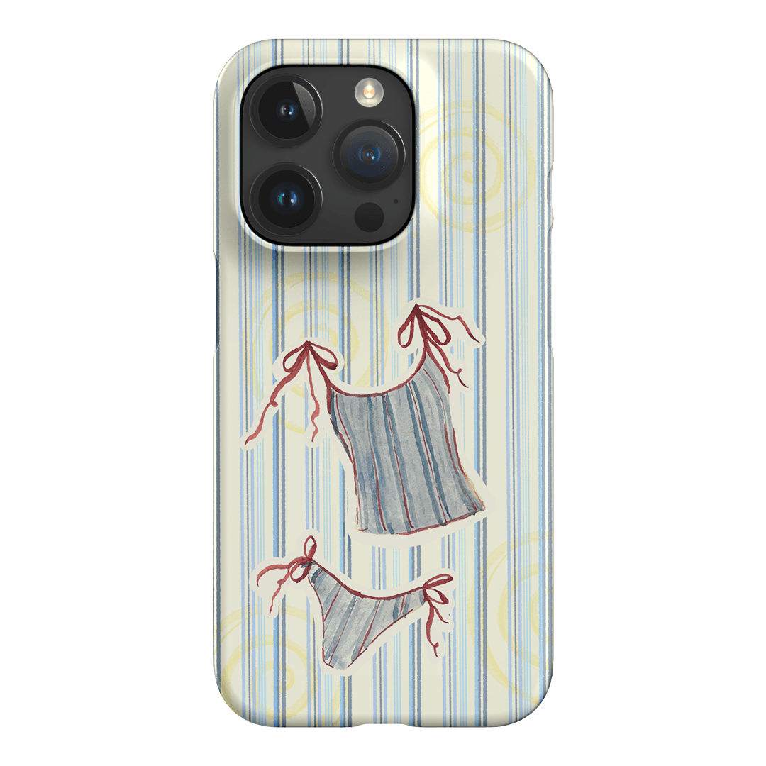 Stripe Tankini Printed Phone Cases iPhone 15 Pro / Snap by Kayla Carr - The Dairy