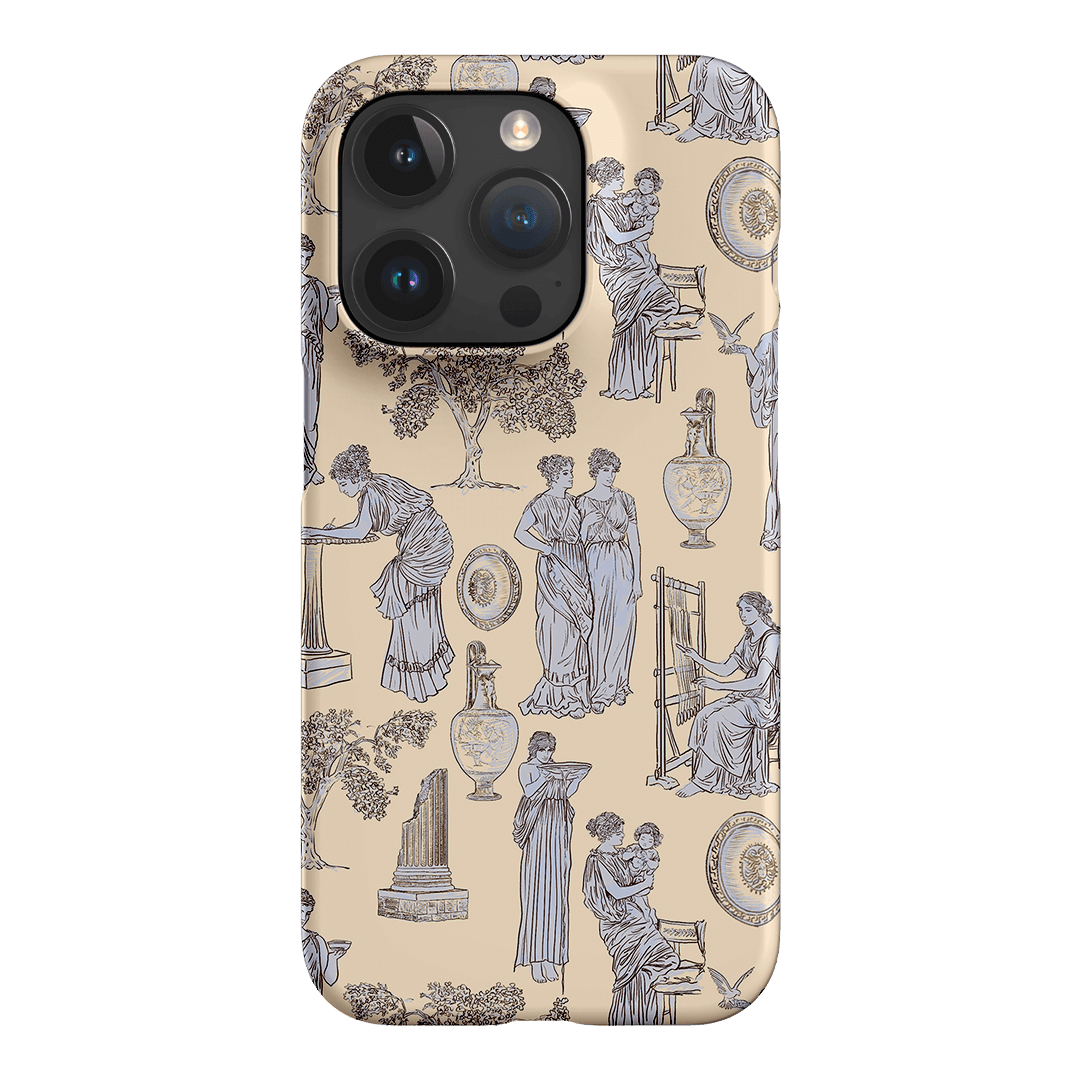 Symposium Alabaster Printed Phone Cases iPhone 15 Pro / Snap by Veronica Tucker - The Dairy