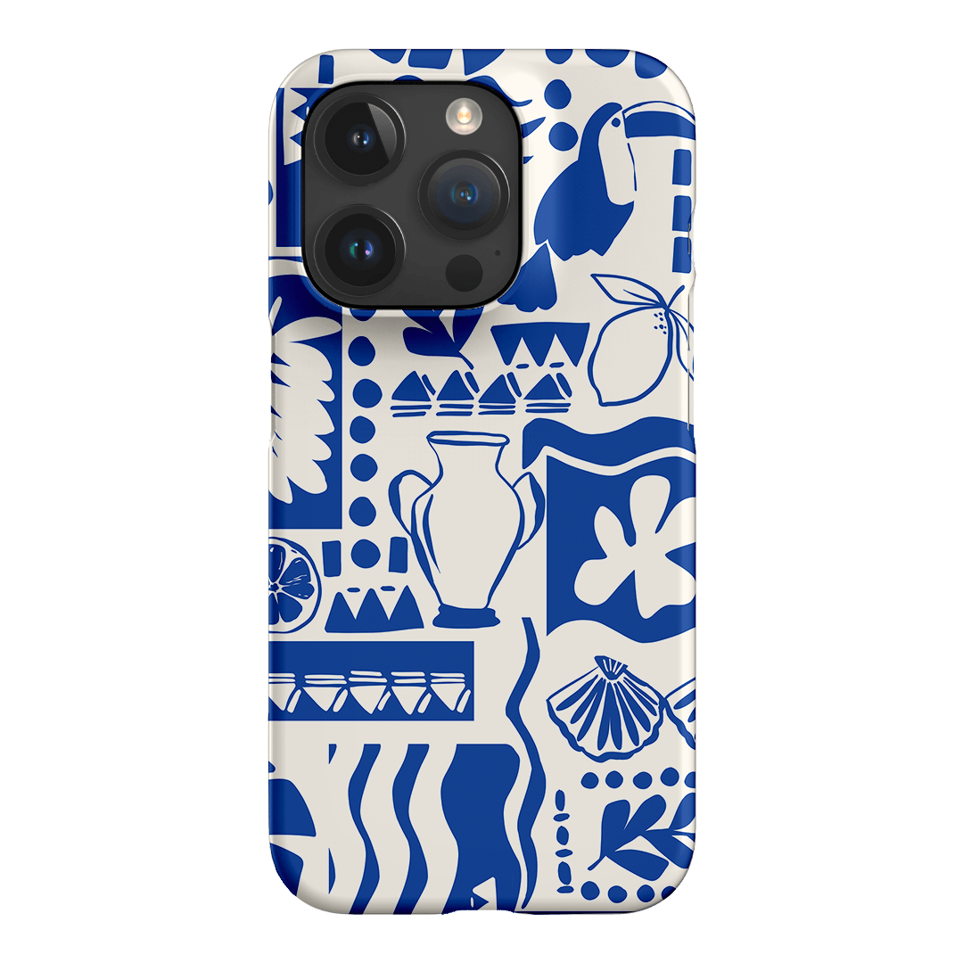 Toucan Blue Printed Phone Cases iPhone 15 Pro / Snap by Charlie Taylor - The Dairy