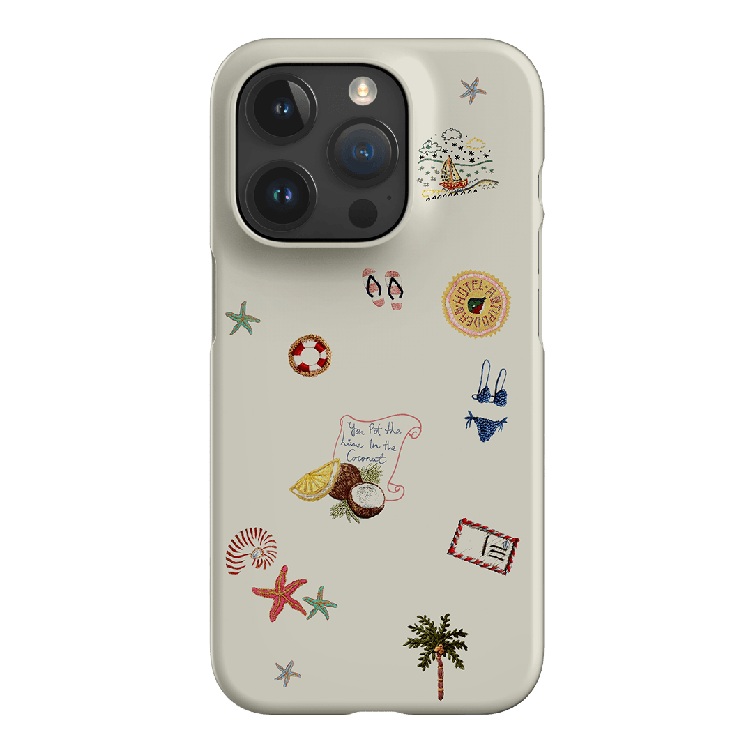 Vacay All Day Cream Printed Phone Cases by Antipodean - The Dairy