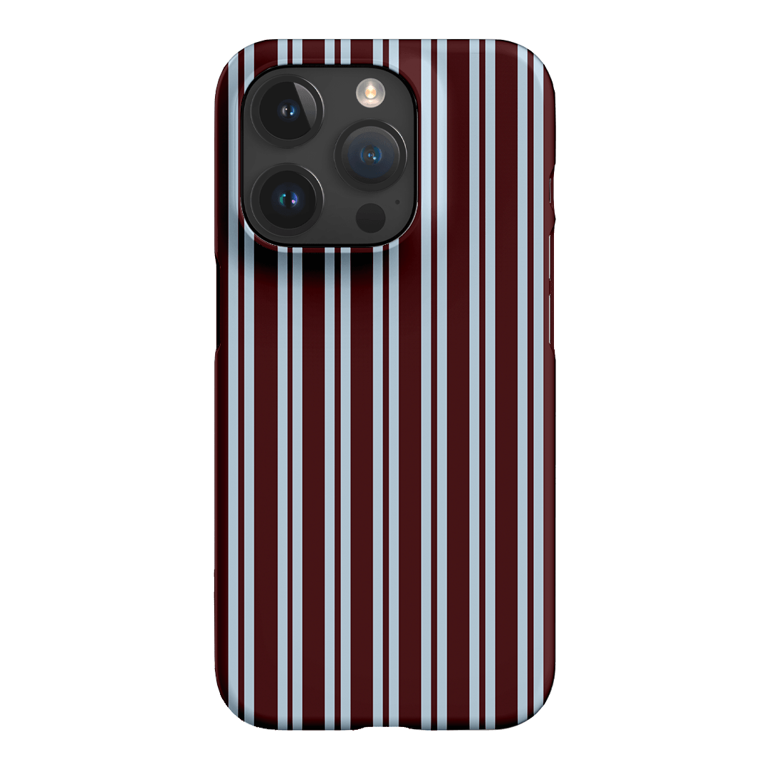 Varsity Stripes Printed Phone Cases iPhone 15 Pro / Snap by The Dairy - The Dairy