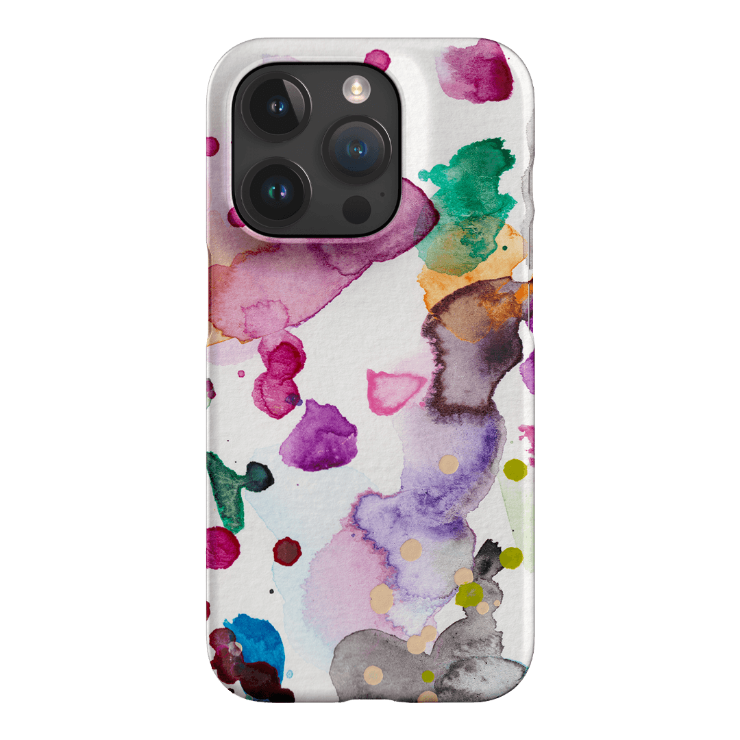 Watercolour Palette Printed Phone Cases iPhone 15 Pro / Snap by The Dairy - The Dairy