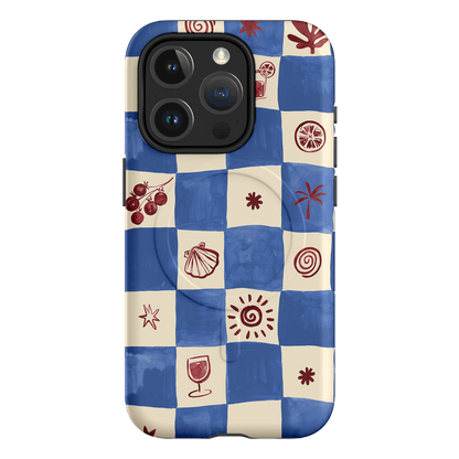 Afternoon Mezze Cornflower Printed Phone Cases iPhone 15 Pro / Armoured MagSafe by Charlie Taylor - The Dairy
