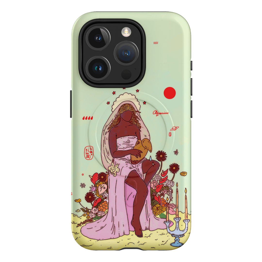 Aquarius Season Printed Phone Cases iPhone 15 Pro / Armoured MagSafe by Easty Beasty - The Dairy