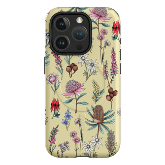 Banksia Butter Printed Phone Cases iPhone 15 Pro / Armoured MagSafe by Typoflora - The Dairy
