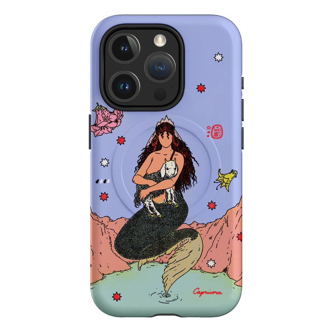Capricorn Season Printed Phone Cases iPhone 15 Pro / Armoured MagSafe by Easty Beasty - The Dairy