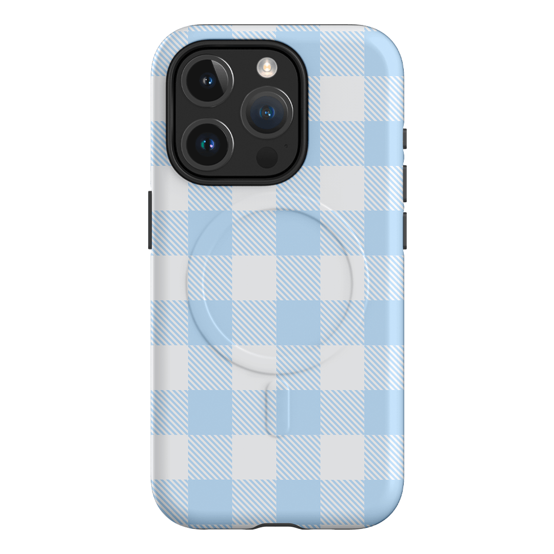 Cloud Plaid Printed Phone Cases iPhone 15 Pro / Armoured MagSafe by The Dairy - The Dairy