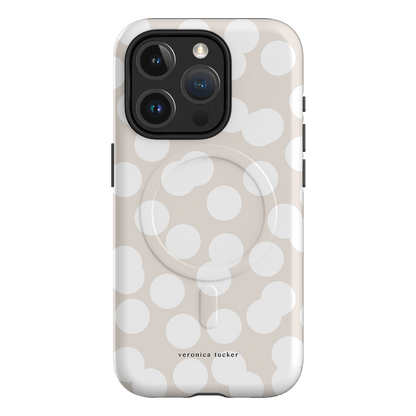 Confetti White Printed Phone Cases iPhone 15 Pro / Armoured MagSafe by Veronica Tucker - The Dairy