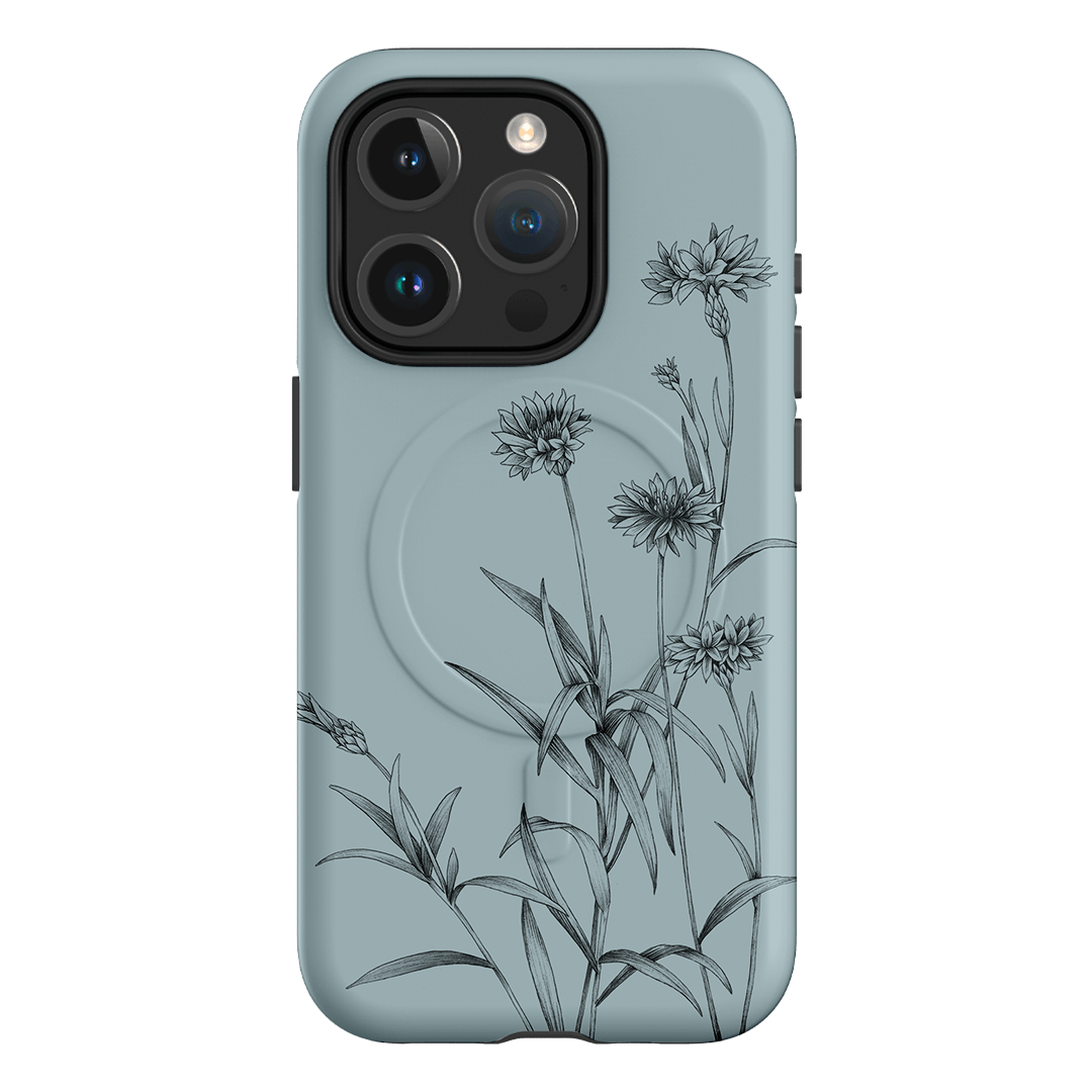 Cornflowers Study Printed Phone Cases iPhone 15 Pro / Armoured MagSafe by Typoflora - The Dairy