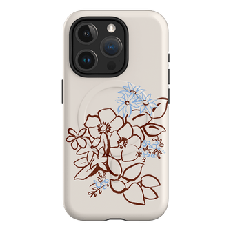 Cream Posy Printed Phone Cases iPhone 15 Pro / Armoured MagSafe by Typoflora - The Dairy