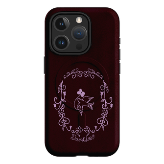 Darling Burgundy Printed Phone Cases by The Dairy - The Dairy