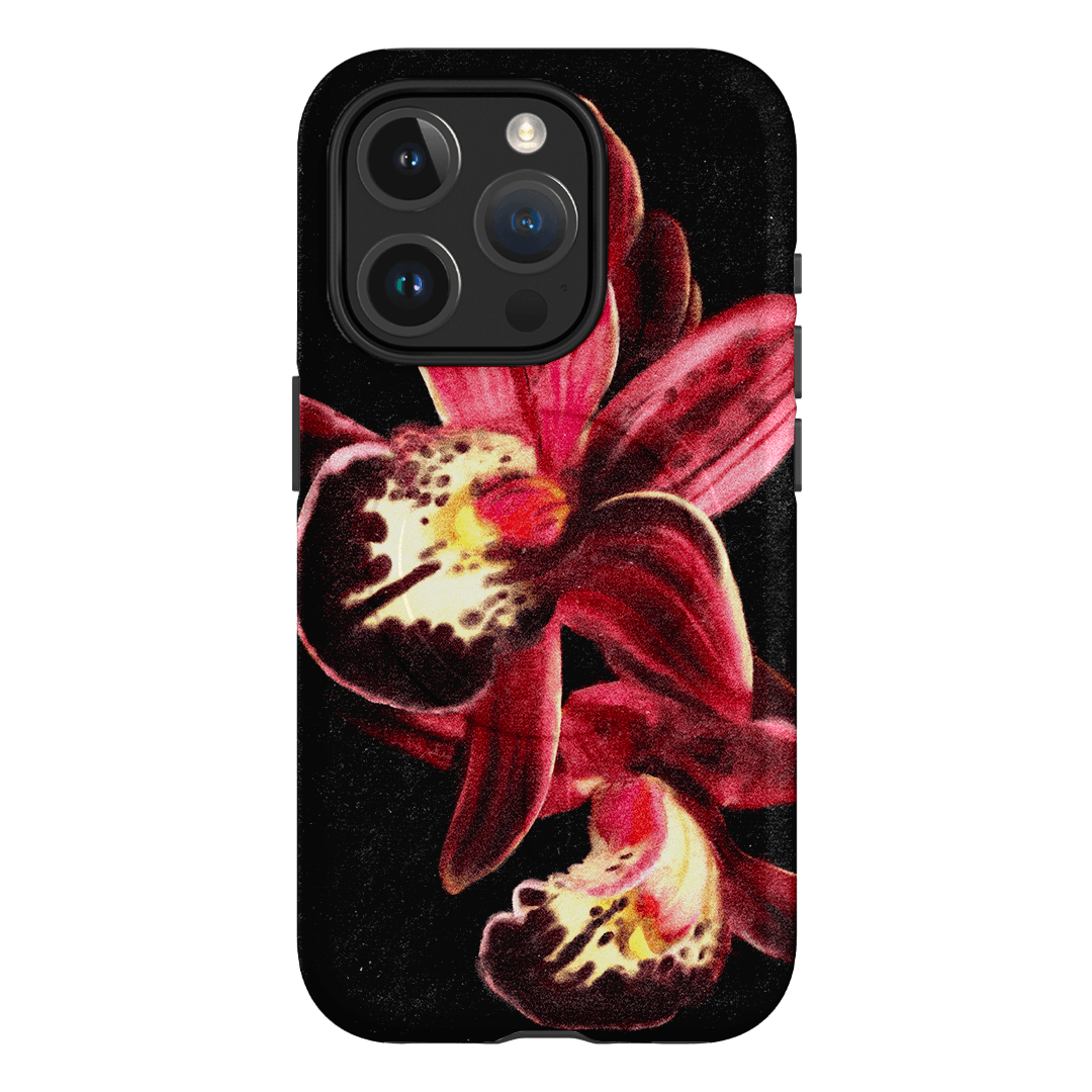 Deep Orchid Printed Phone Cases iPhone 15 Pro / Armoured MagSafe by Sally Hungerford - The Dairy