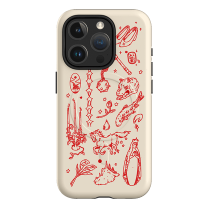 Dreamcore Cream Printed Phone Cases iPhone 15 Pro / Armoured MagSafe by Easty Beasty - The Dairy