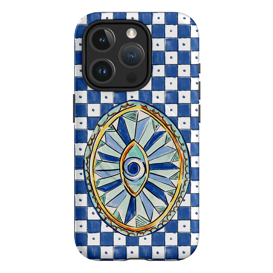 Evil Eye Printed Phone Cases iPhone 15 Pro / Armoured MagSafe by Fenton & Fenton - The Dairy