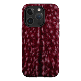Fawn Burgundy Printed Phone Cases iPhone 15 Pro / Armoured MagSafe by The Dairy - The Dairy