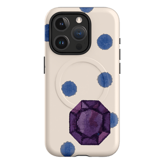 February Amethyst Printed Phone Cases iPhone 15 Pro / Armoured MagSafe by Joiana - The Dairy