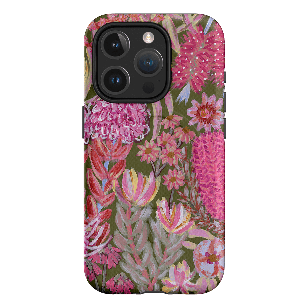 Floral Island Printed Phone Cases iPhone 15 Pro / Armoured MagSafe by Amy Gibbs - The Dairy