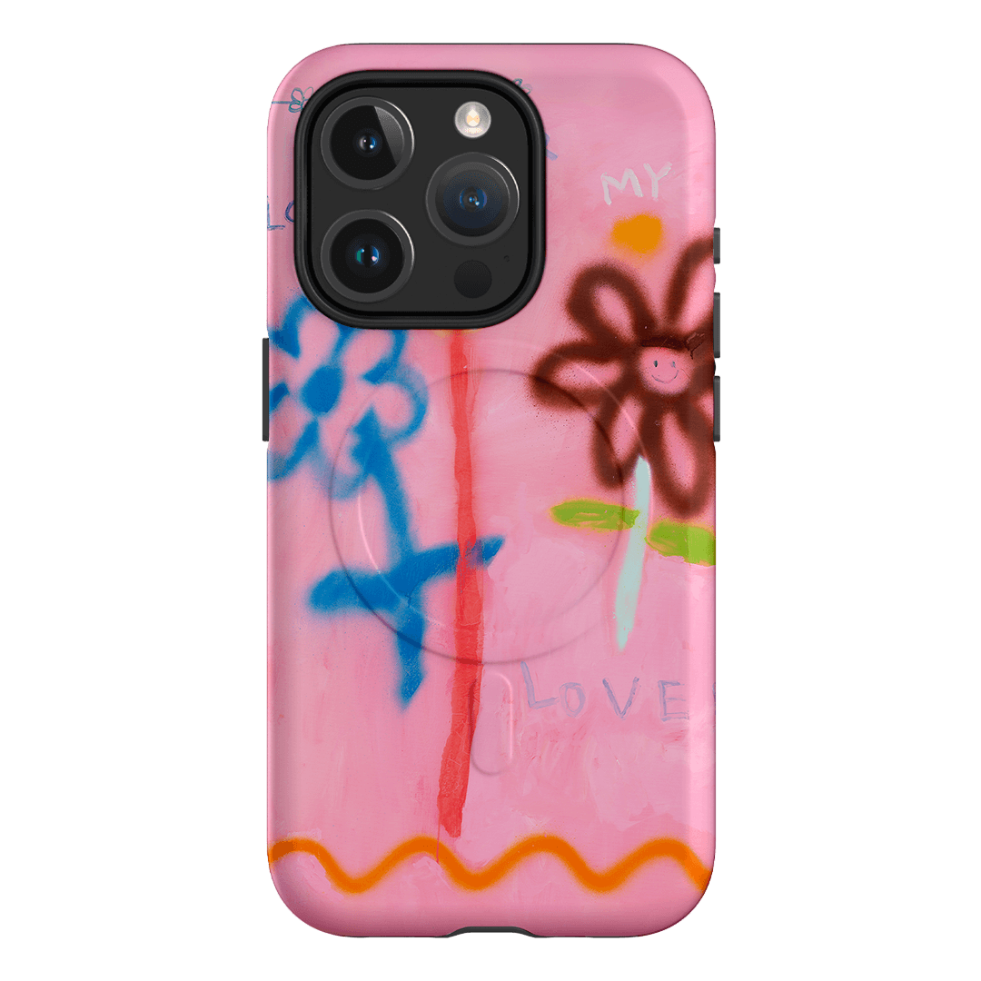Flowers Printed Phone Cases iPhone 15 Pro / Armoured MagSafe by Kate Eliza - The Dairy