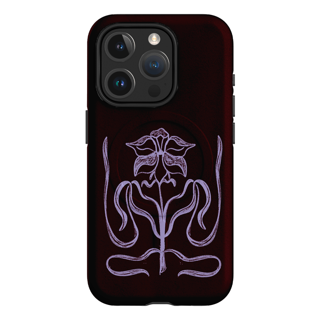 Growth Burgundy Printed Phone Cases by The Dairy - The Dairy