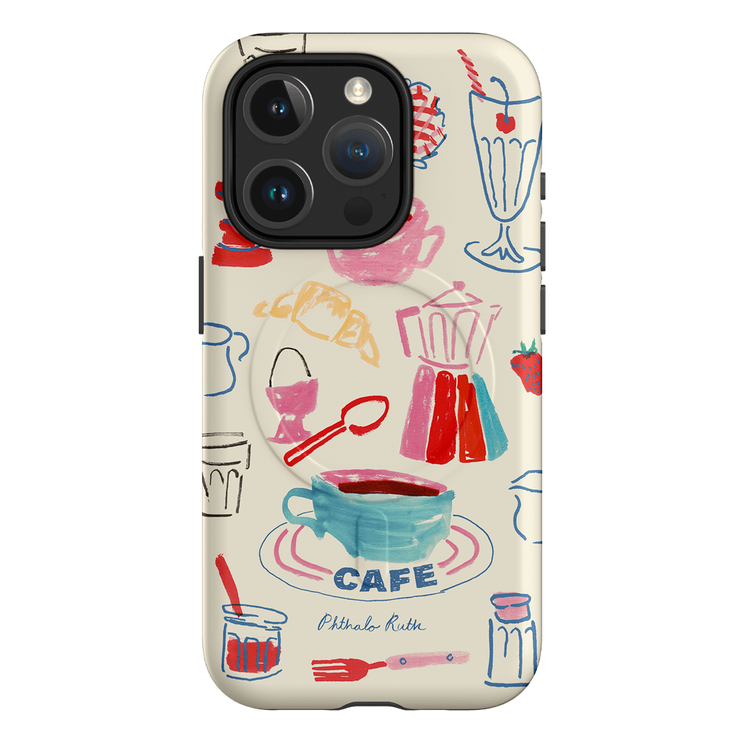 Home Cafe Printed Phone Cases iPhone 15 Pro / Armoured MagSafe by Phthalo Ruth - The Dairy