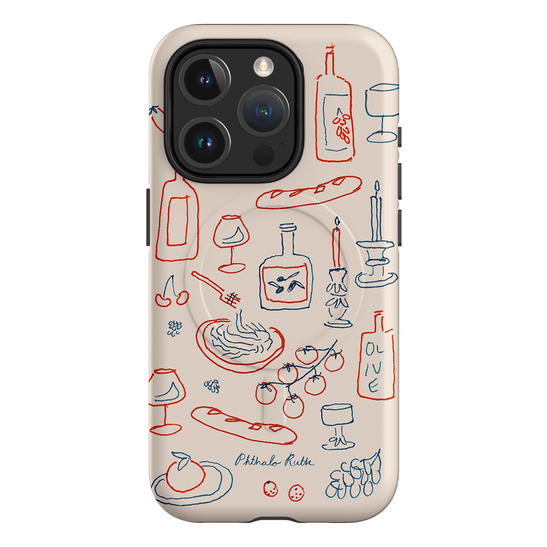 Italian Fare Printed Phone Cases iPhone 15 Pro / Armoured MagSafe by Phthalo Ruth - The Dairy