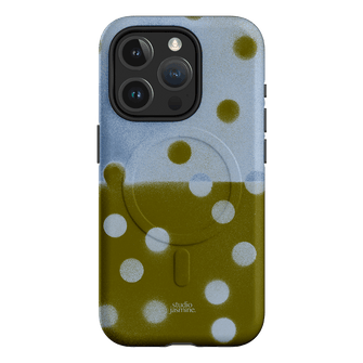 Lake Polka Dot Printed Phone Cases iPhone 15 Pro / Armoured MagSafe by Jasmine Dowling - The Dairy